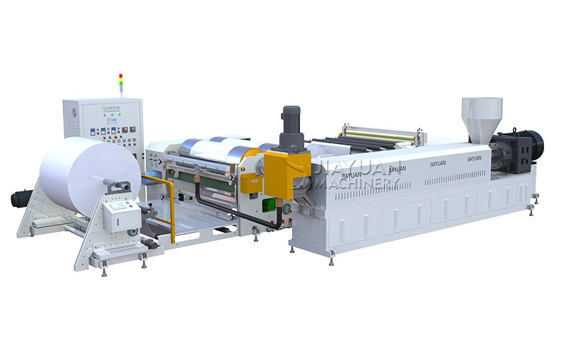 Single sided fine fabric hot melt adhesive coating machine